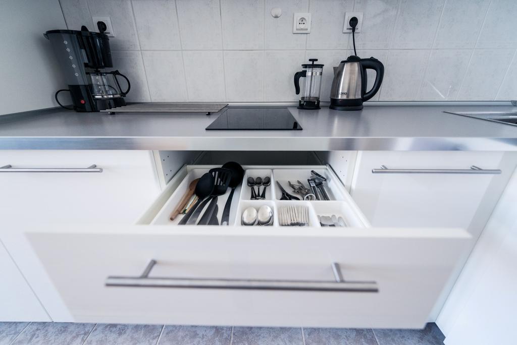 Modern Apartment Riegrovy Sady Praag Kamer foto